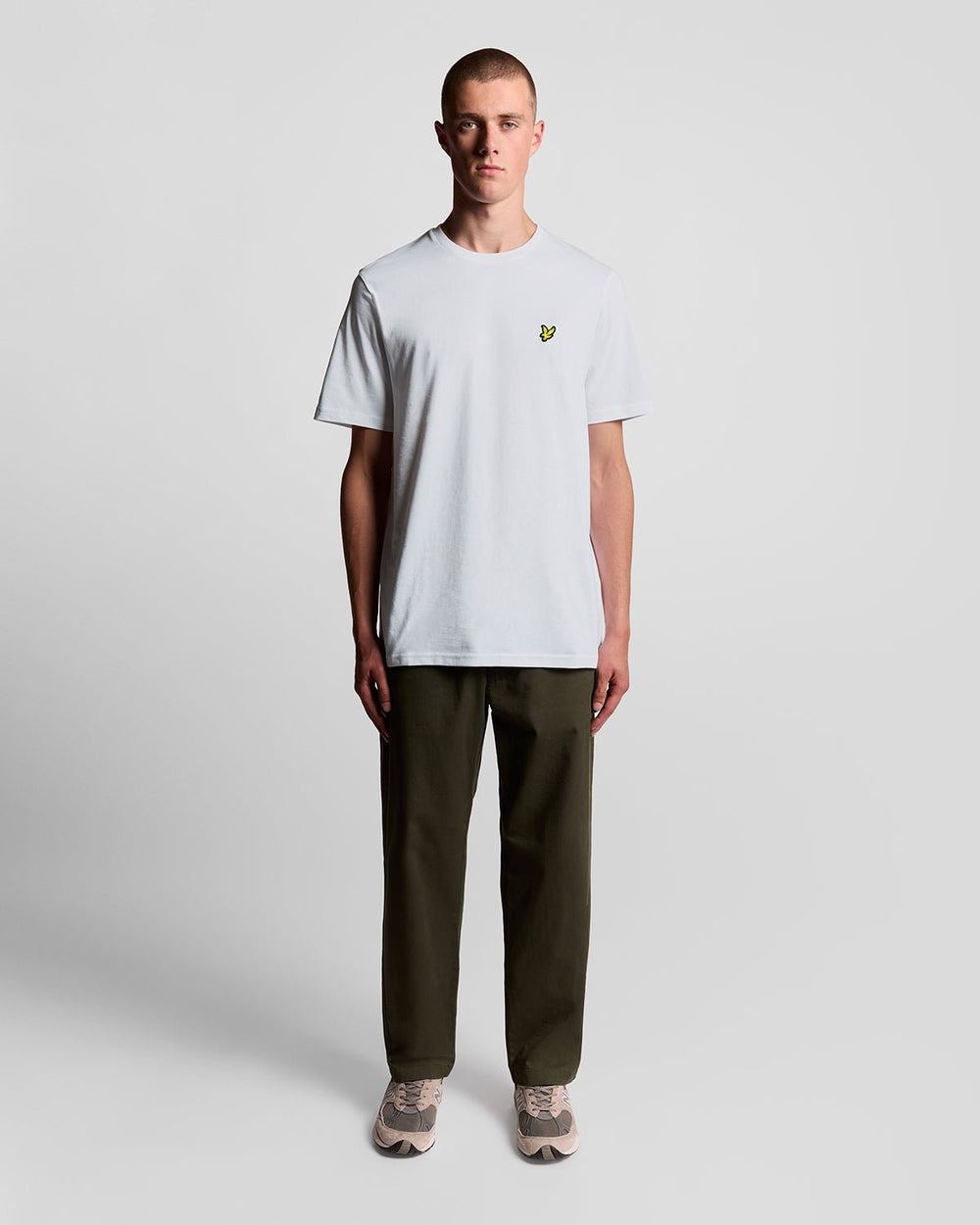 Lyle & Scott Mens Cotton Crew Neck T-Shirt | White