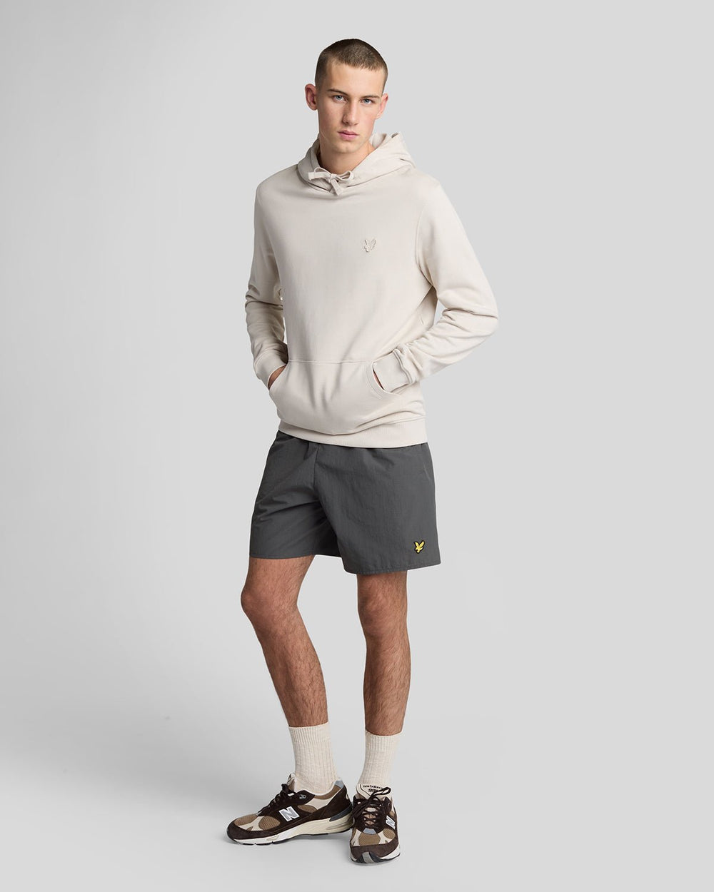 Lyle & Scott Mens Swim Shorts | Gunmetal