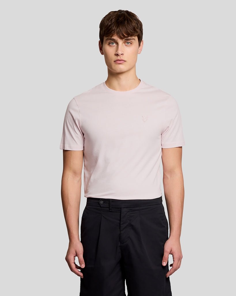 Lyle & Scott Mens Superfine Cotton T-Shirt | Light Pink