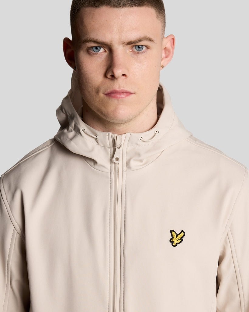 Lyle & Scott Mens Mesh Lined Softshell Jacket | Cove