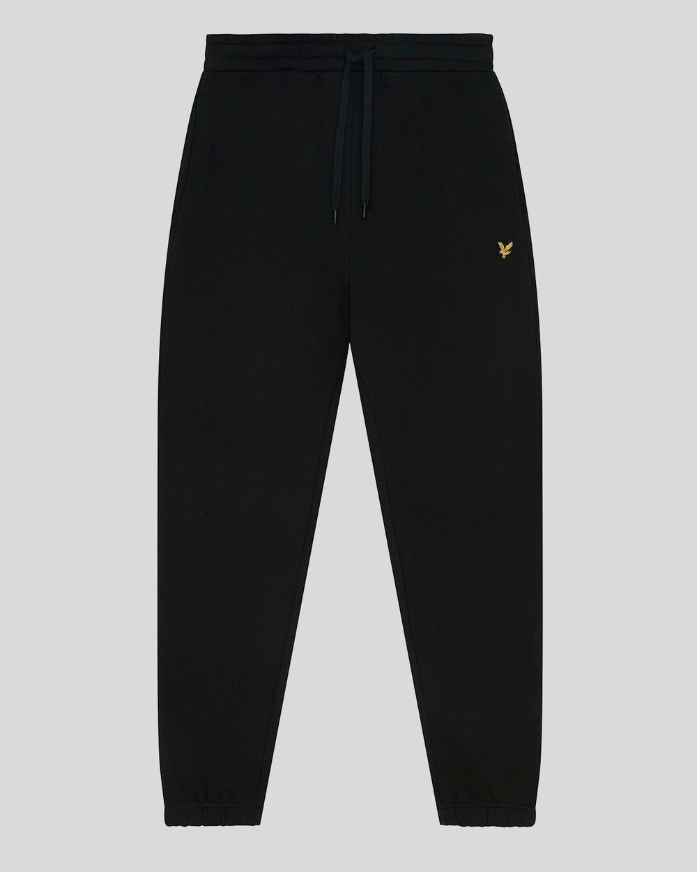 Lyle & Scott Mens Slim Fit Cotton Joggers | Jet Black
