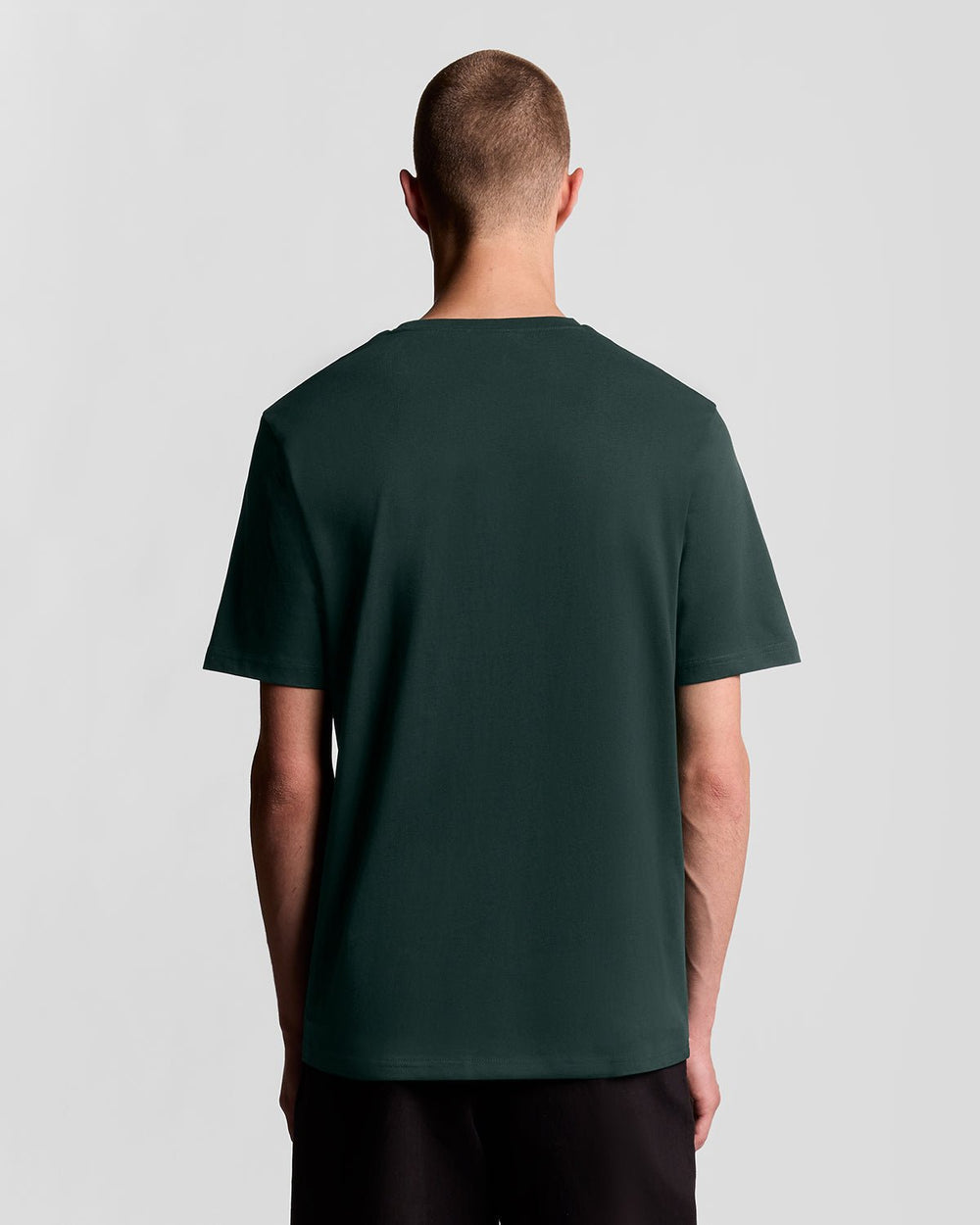 Lyle & Scott Mens Cotton Crew Neck T-Shirt | Dark Green