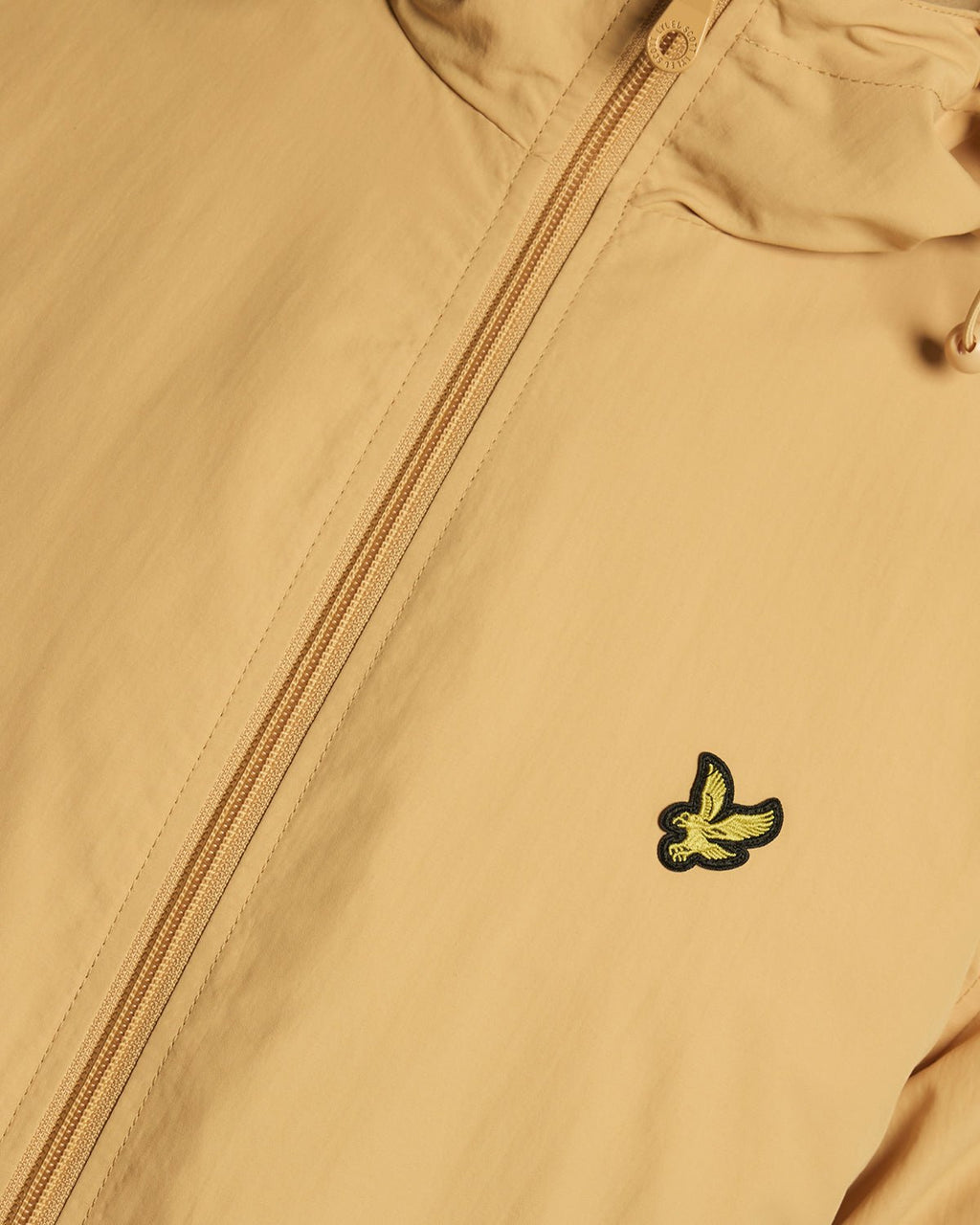 Lyle & Scott Mens Water Resistant Hooded Jacket | Honeycomb