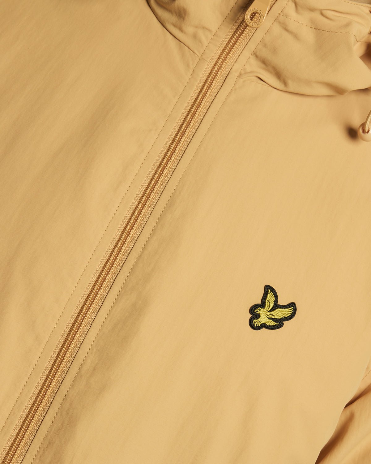 Lyle & Scott Mens Water Resistant Hooded Jacket | Honeycomb
