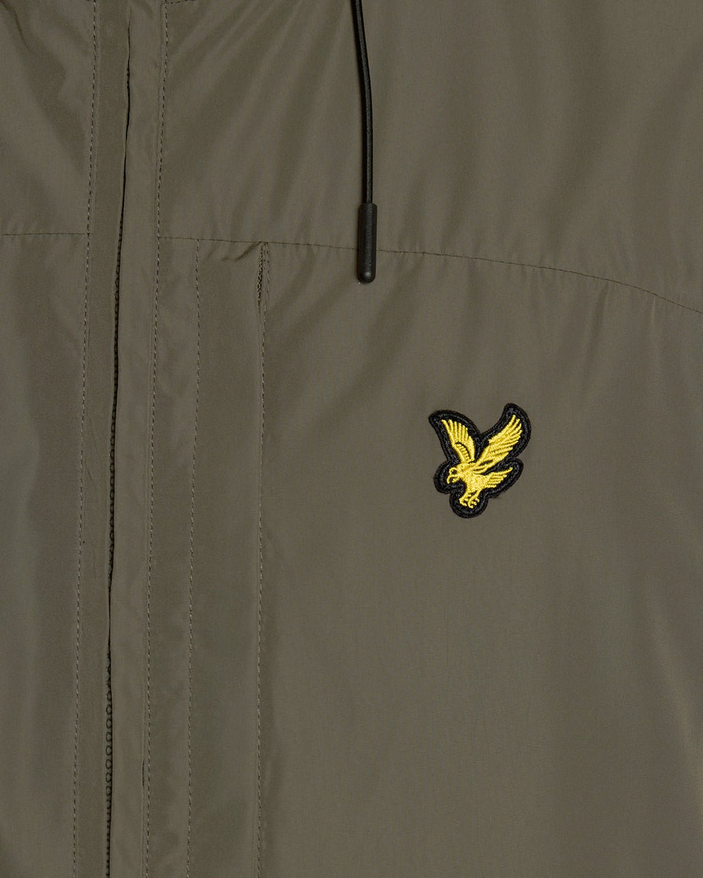 Lyle & Scott Mens Lightweight Hooded Jacket | Khaki Ash