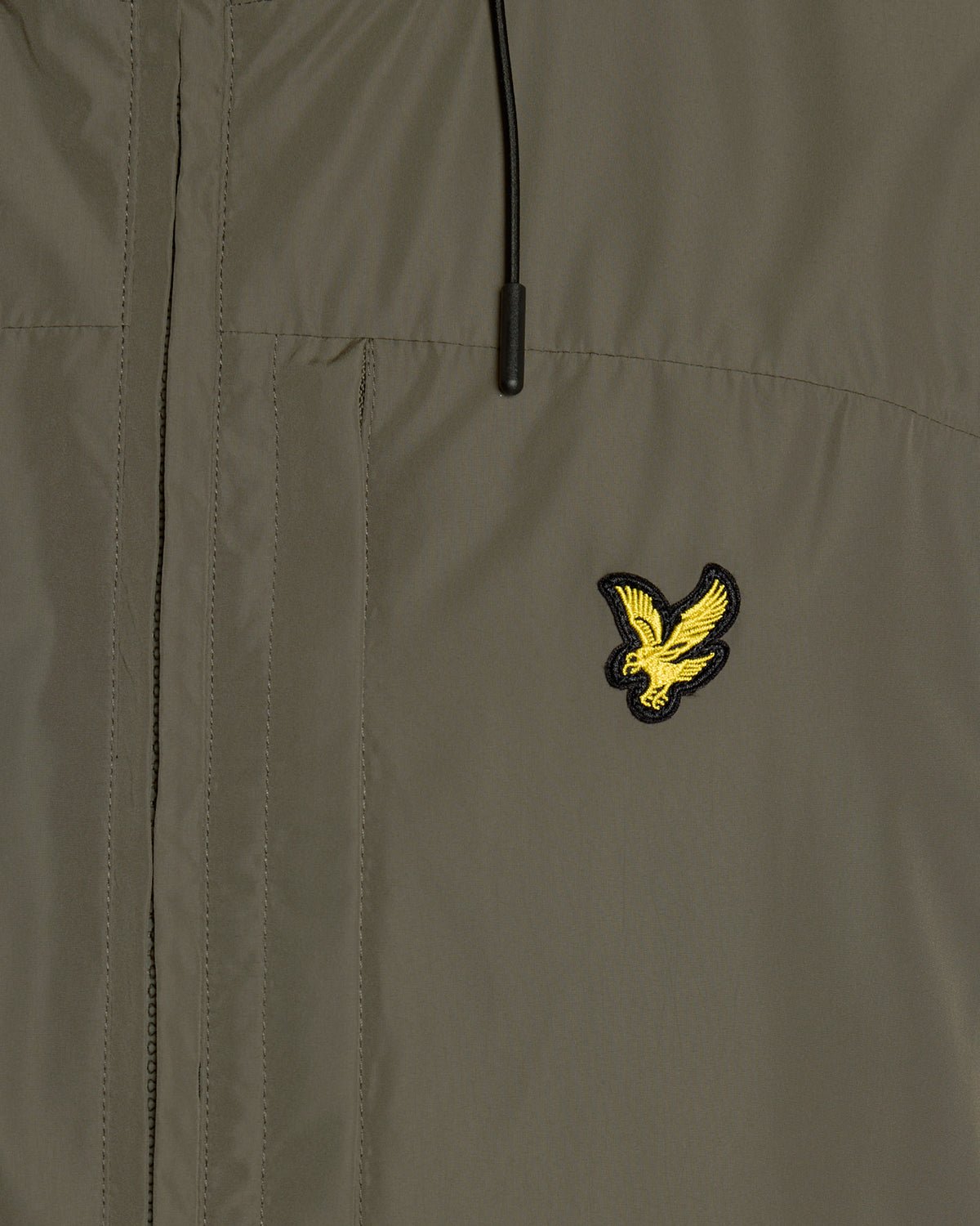 Lyle & Scott Mens Lightweight Hooded Jacket | Khaki Ash