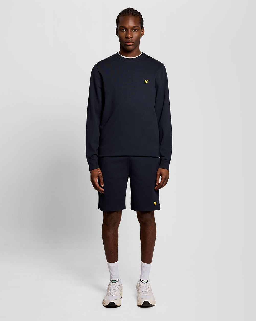 Lyle & Scott Mens Sports Lightweight Sweatshirt | Dark Navy