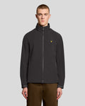 Lyle & Scott Mens Mesh-Back Softshell Jacket | Gunmetal