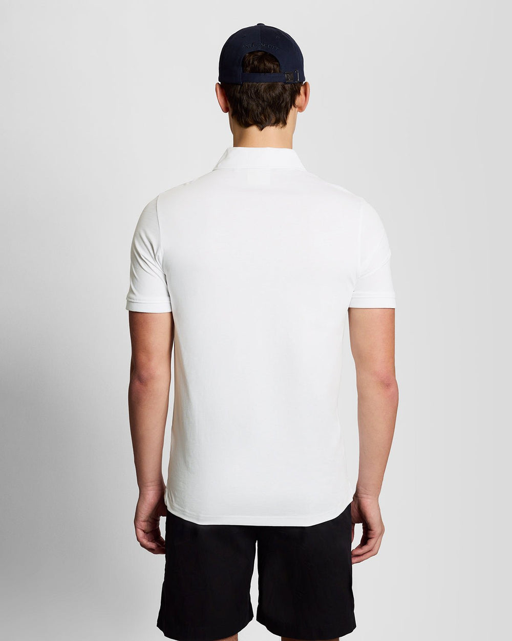 Lyle & Scott Mens Pintuck Cuff Polo Shirt | White