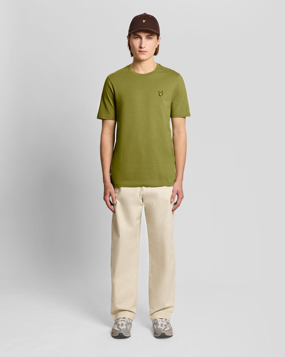 Lyle & Scott Mens Cotton Crew Neck T-Shirt | Shrub Green