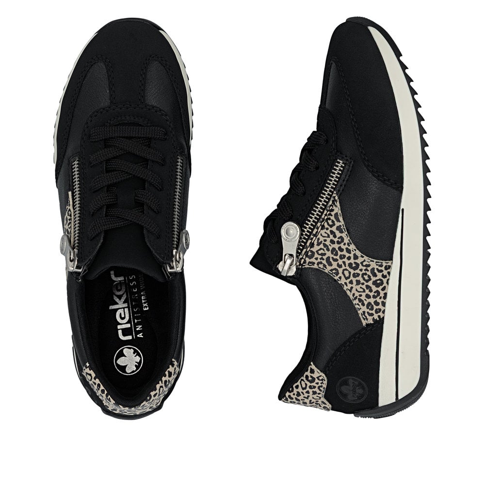 Rieker Womens Fashion Trainers | Black