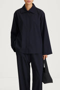 StyleIn Brenly Shirt in Navy Pinstripe