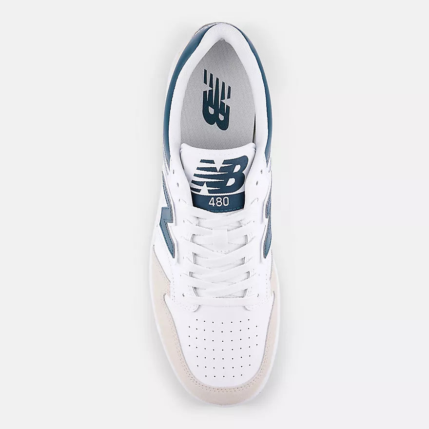 New Balance Unisex 480 Trainers | White / Green