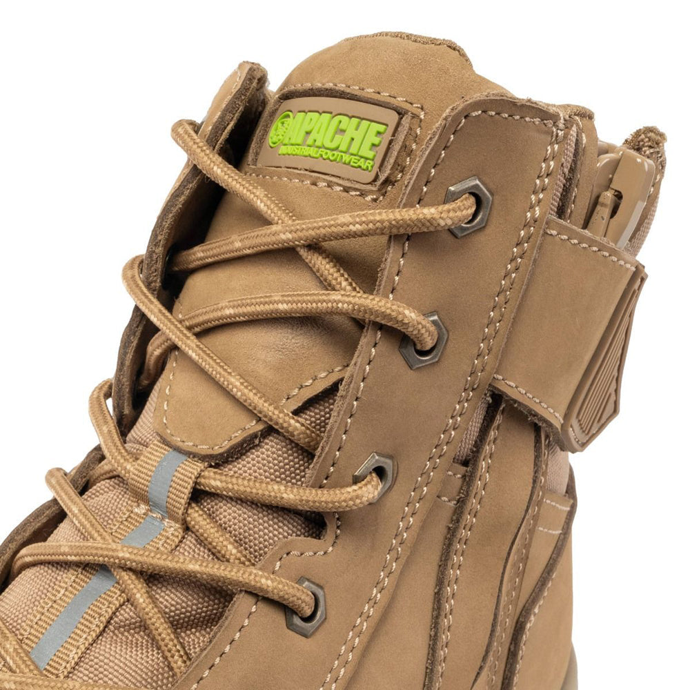 Apache Outback Water Resistant Side Zip Safety Boot - Wide Fit