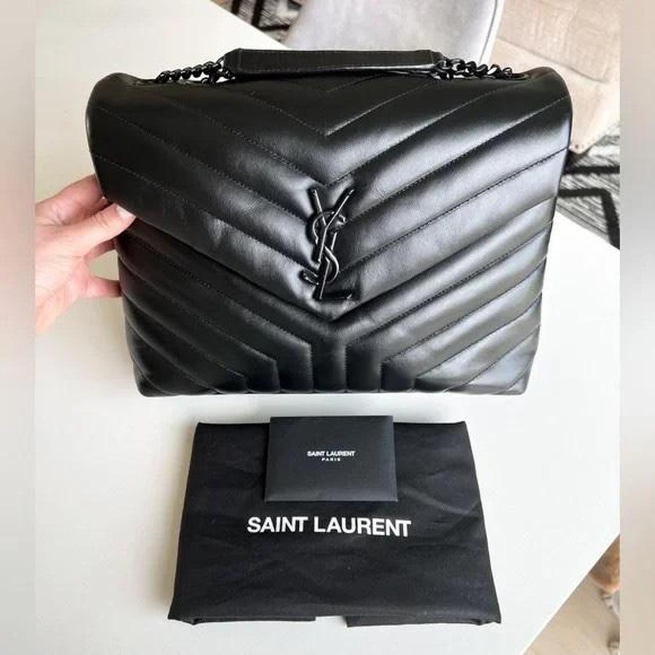 PreOwned Saint Laurent Loulou Medium YSL Chain Shoulder Bag