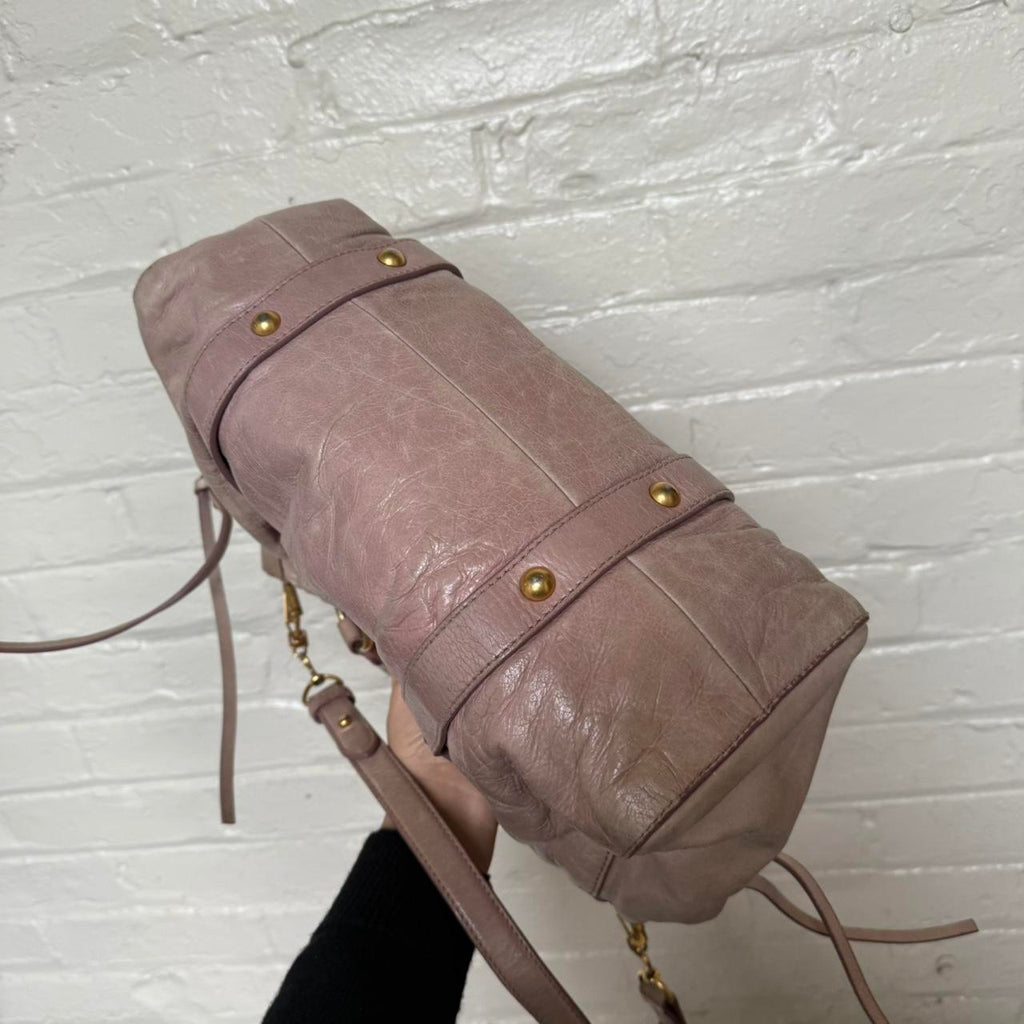 PreOwned Miu Miu Vitello leather two way bag