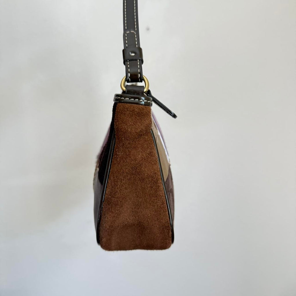 Vintage Coach Patchwork Demi y2k Pouch Year made:...