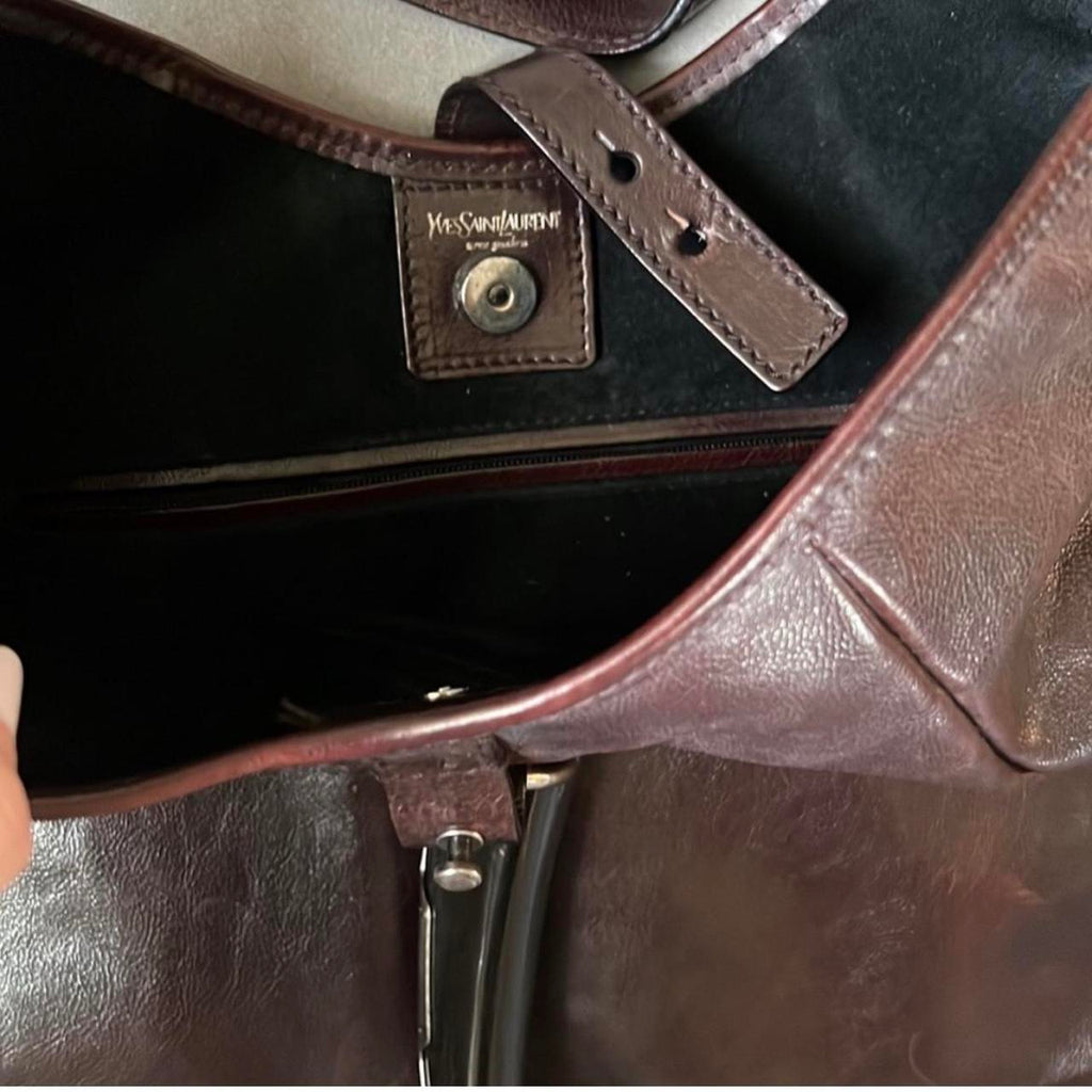 PreOwned yves saint Laurent mombasa horn bag