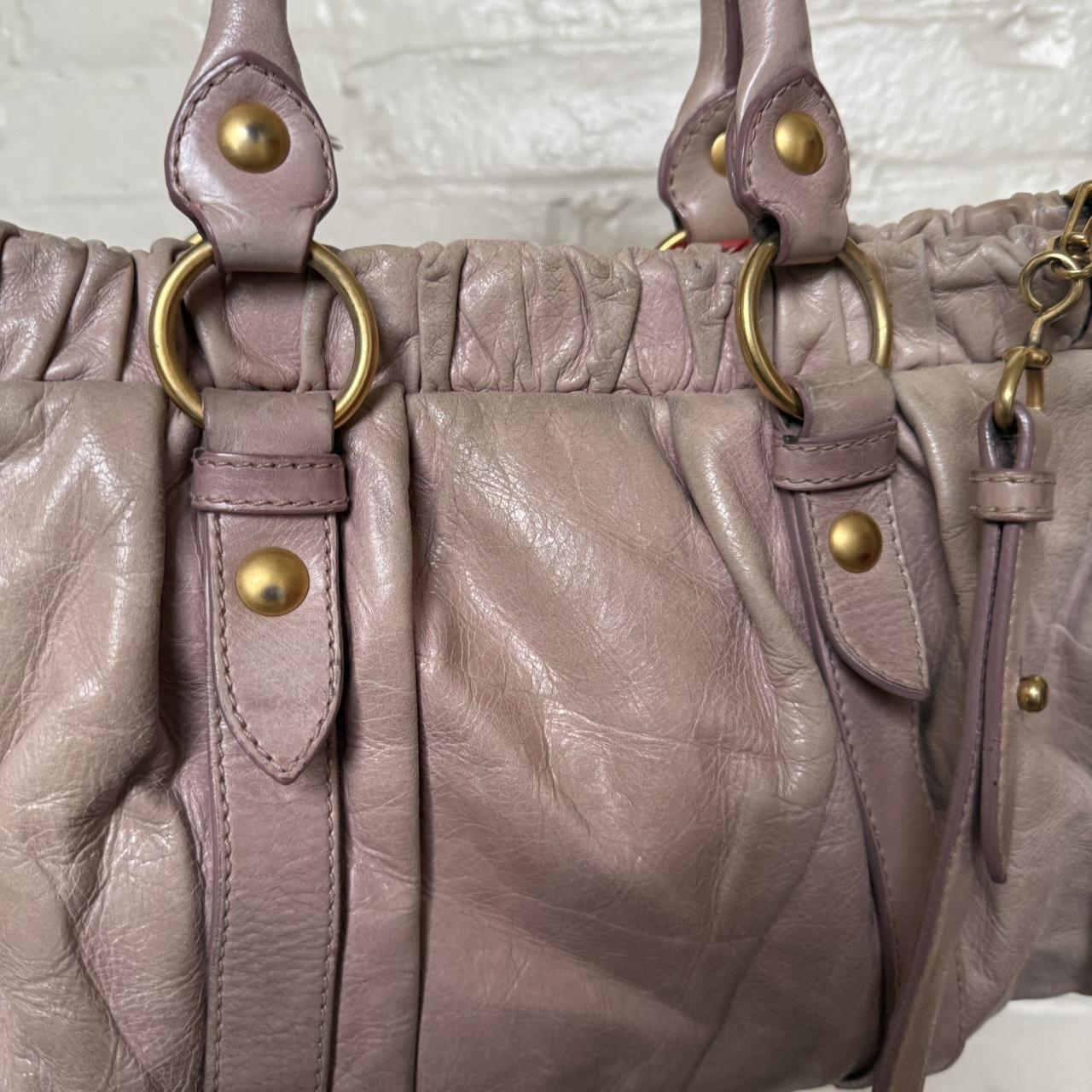 PreOwned Miu Miu Vitello leather two way bag