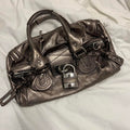 PreOwned VINTAGE METALLIC SILVER CHLOE PADDINGTON