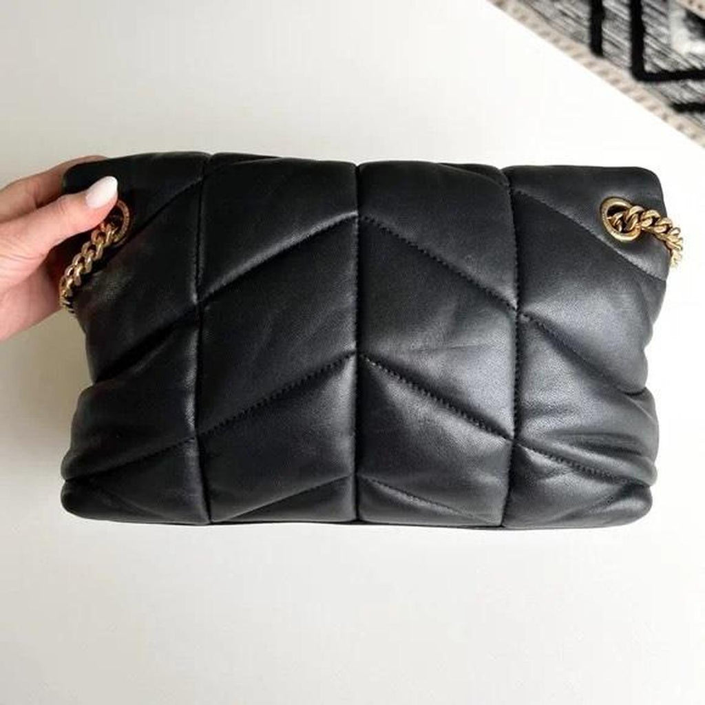 PreOwned Saint Laurent LouLou Small Puffer Chain Shoulder Bag
