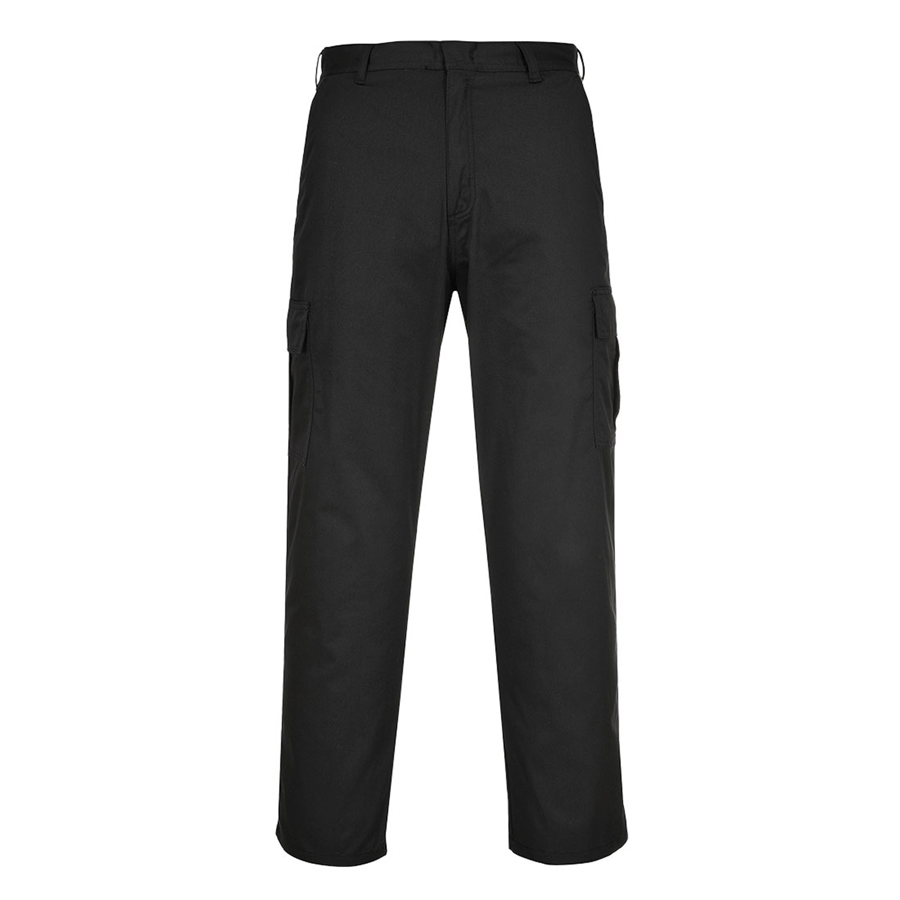Portwest C701 Combat Trousers Black / 46" Waist - Regular Leg
