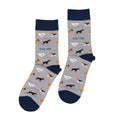 Bare Kind Save the Dog Purple Bamboo Socks