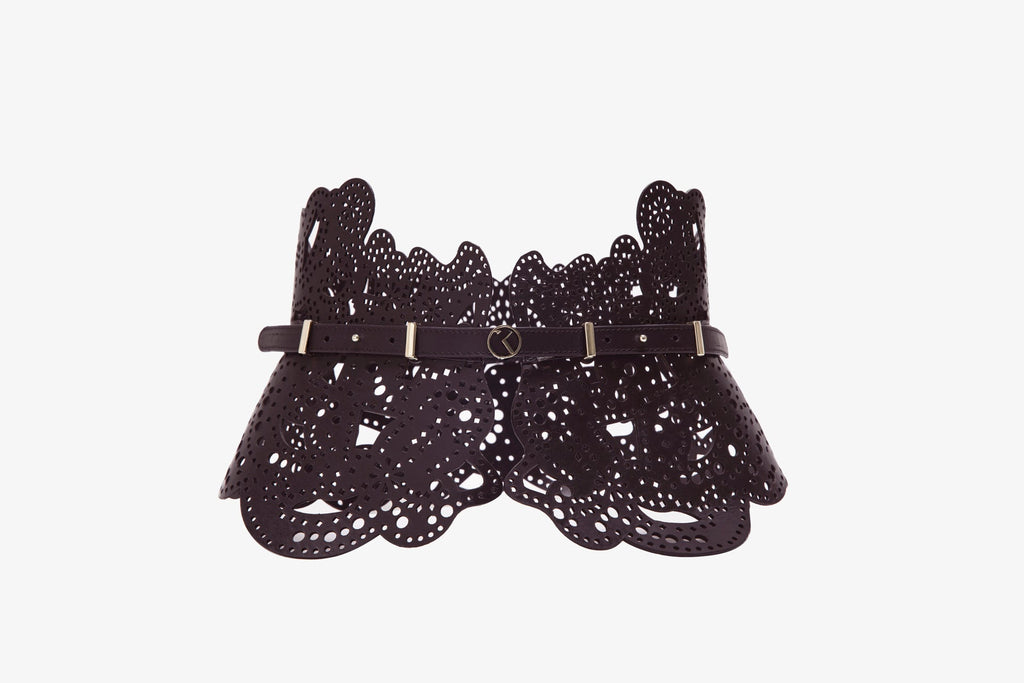 PERFORATED LEATHER BELT