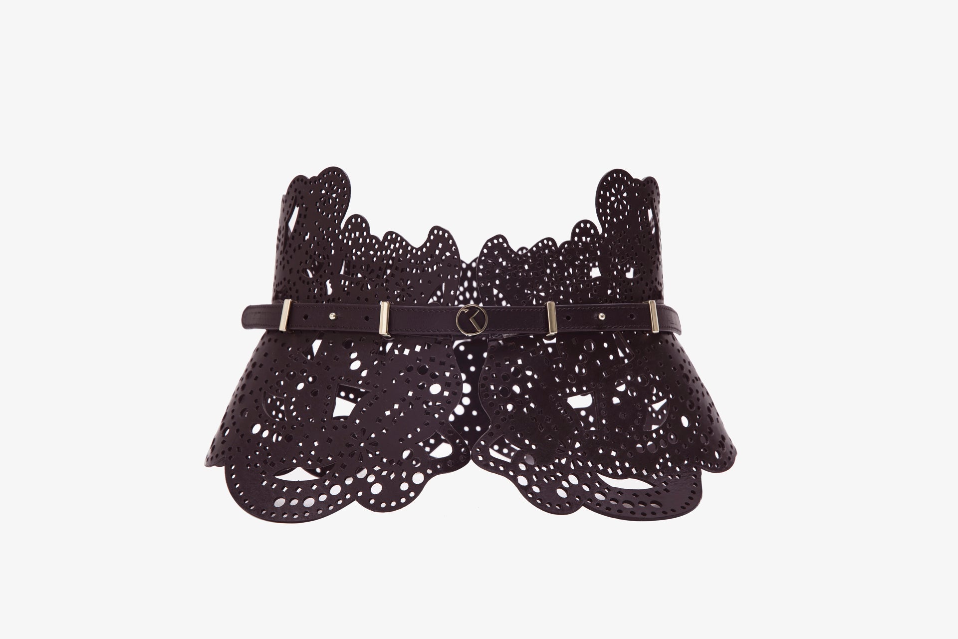 PERFORATED LEATHER BELT