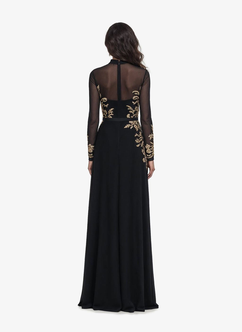 Gold Embellishment Tulle Dress