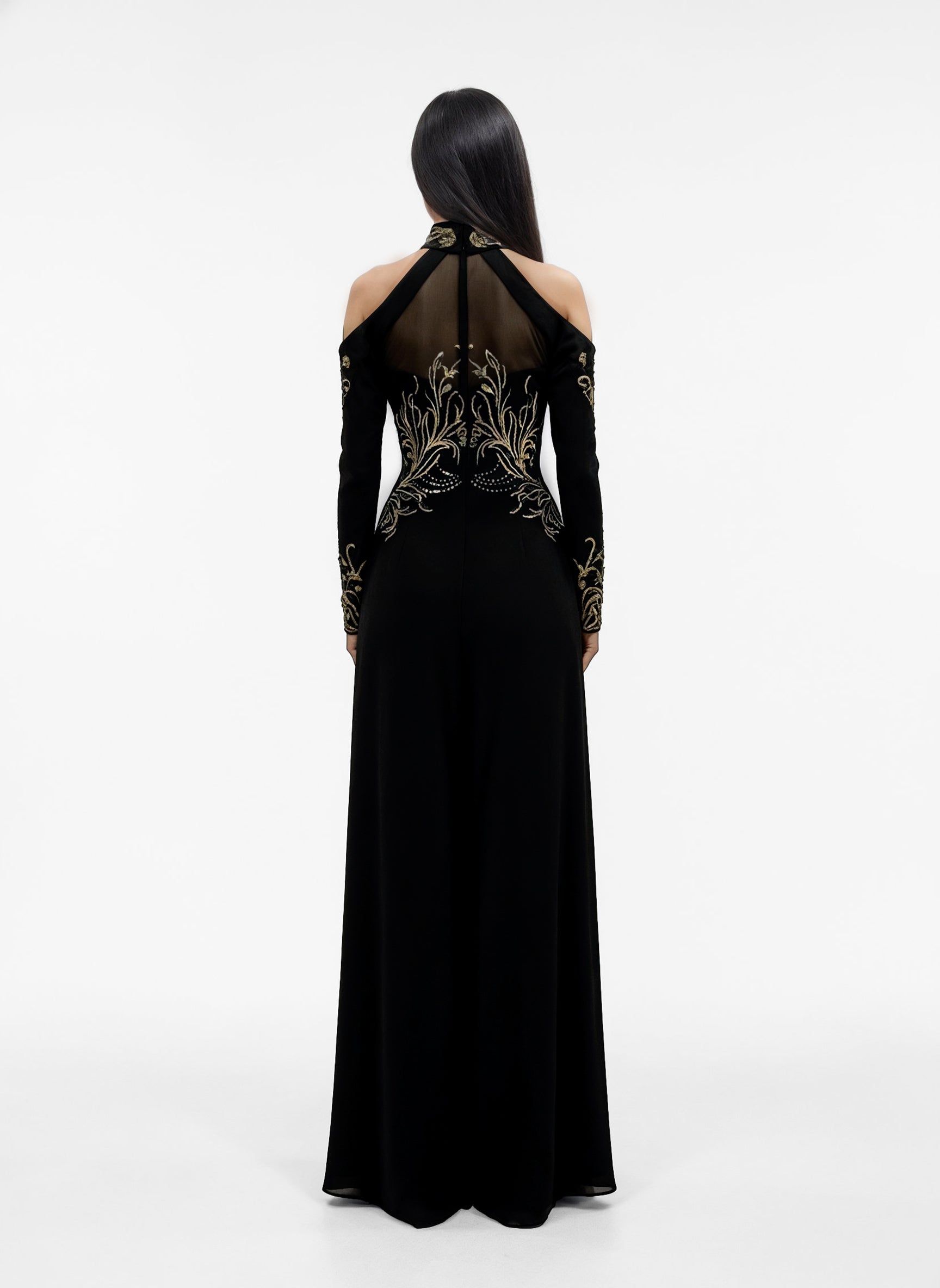 Embellished Crepe Georgette Jumpsuit