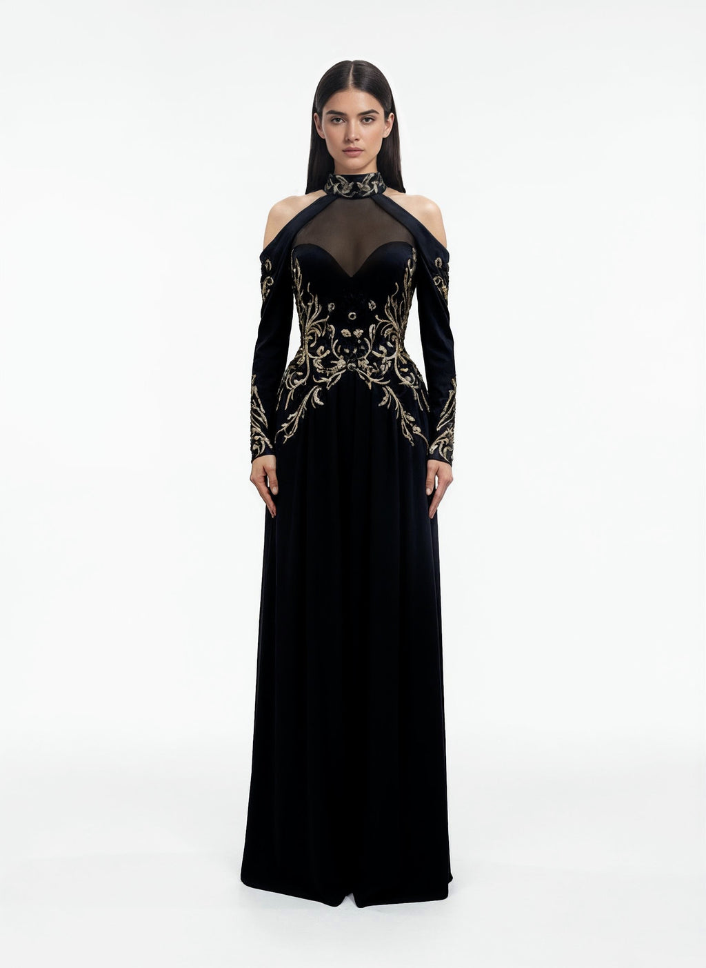 Embellished Crepe Georgette Jumpsuit