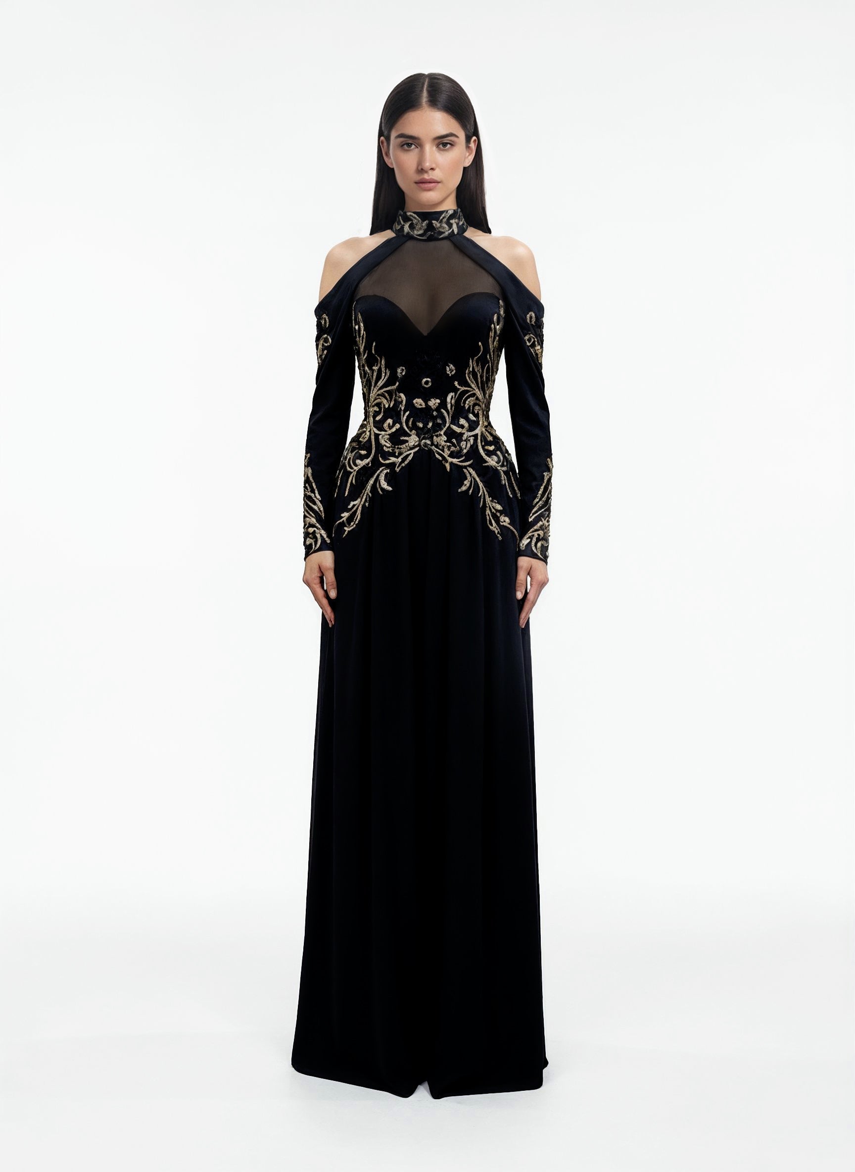 Embellished Crepe Georgette Jumpsuit