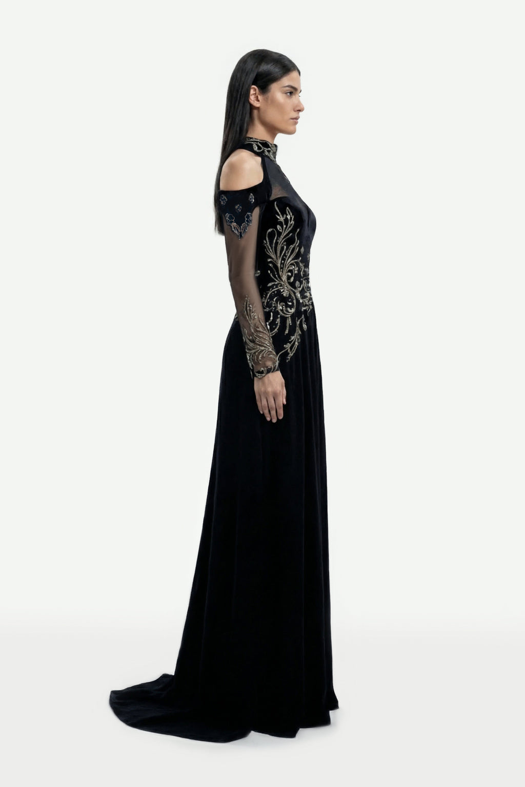 Embellished Crepe Georgette Jumpsuit
