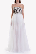 EMBROIDERED TULLE  DRESS