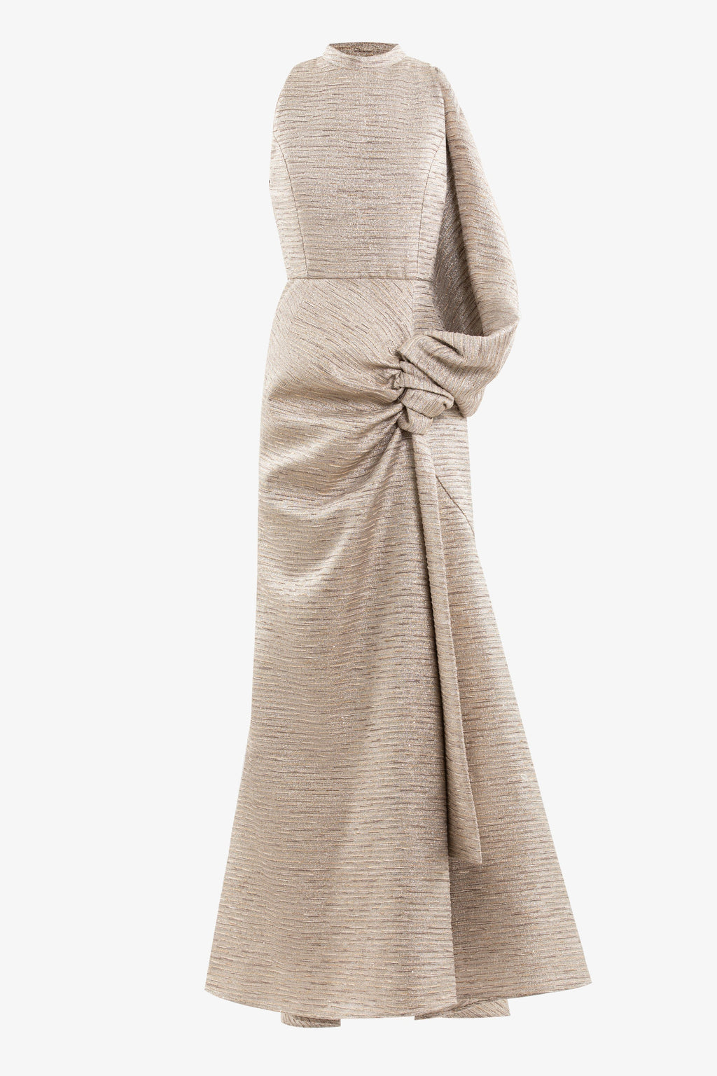 Light gold brocade dress