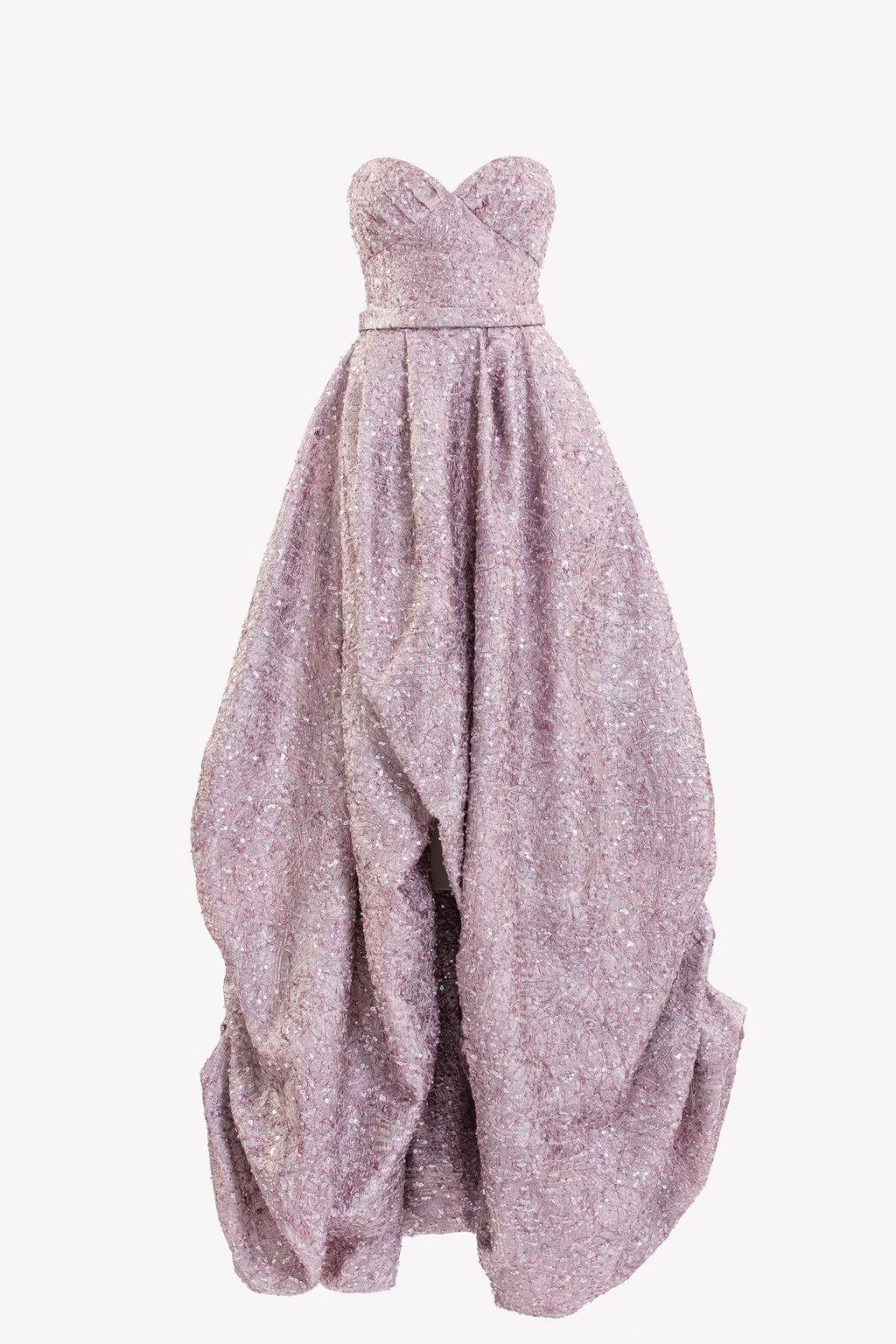 BROCADE HIGH-LOW  DRESS