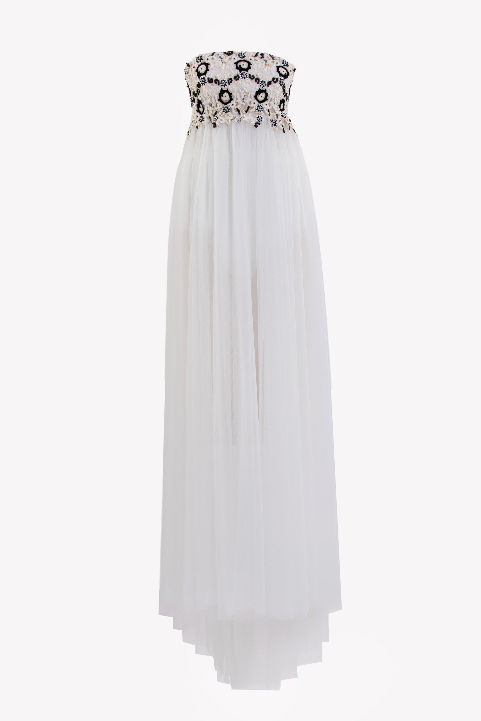 EMBROIDERED TULLE  DRESS