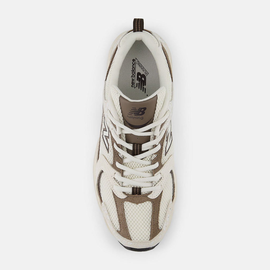 New Balance Unisex 530 Speckled Trainers | White / Brown