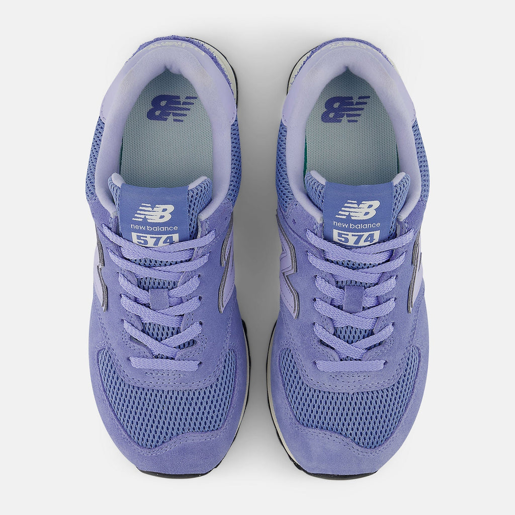 New Balance Womens 574 Fashion Trainers | Blue Indigo / White