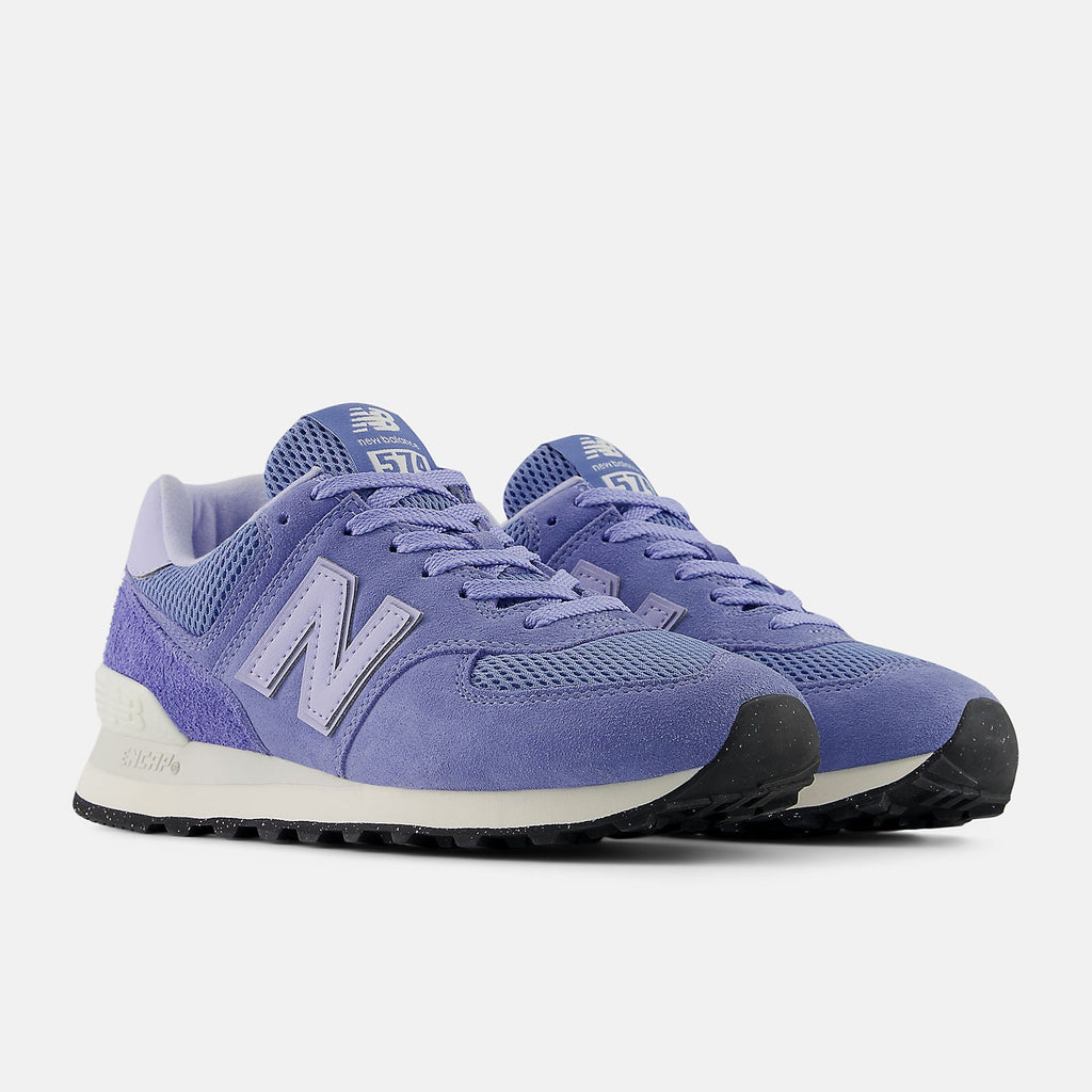 New Balance Womens 574 Fashion Trainers | Blue Indigo / White