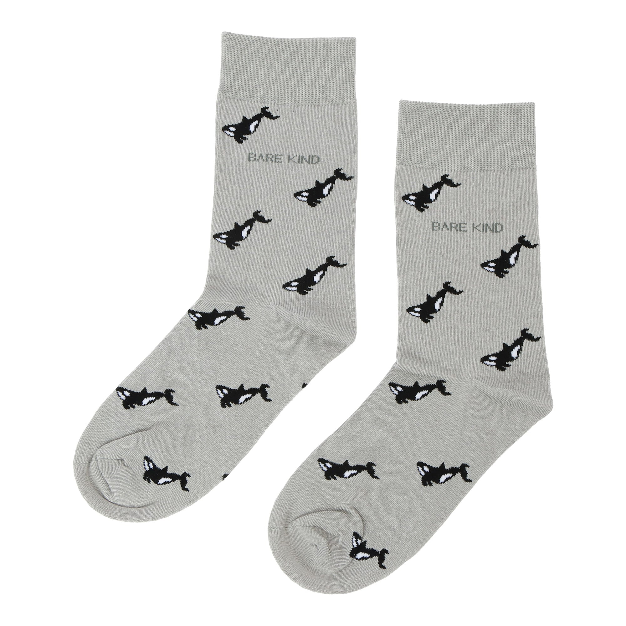 Bare Kind Save the Orca Small Motif Bamboo Socks