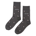 Bare Kind Save the Puffin Small Motif Bamboo Socks